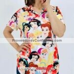 C1108 Blusa Estampado Princesas Multicolor Ropa De Moda Por Fabricantes Mayoristas Jpeg