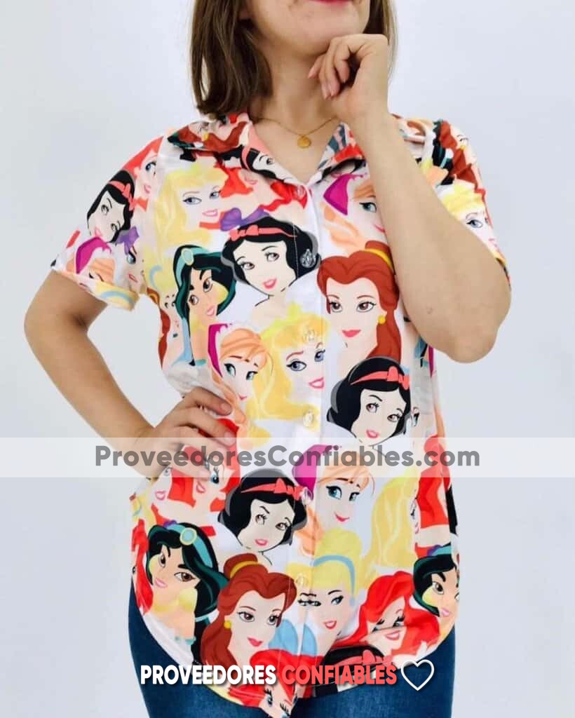 C1108 Blusa Estampado Princesas Multicolor Ropa De Moda Por Fabricantes Mayoristas Jpeg