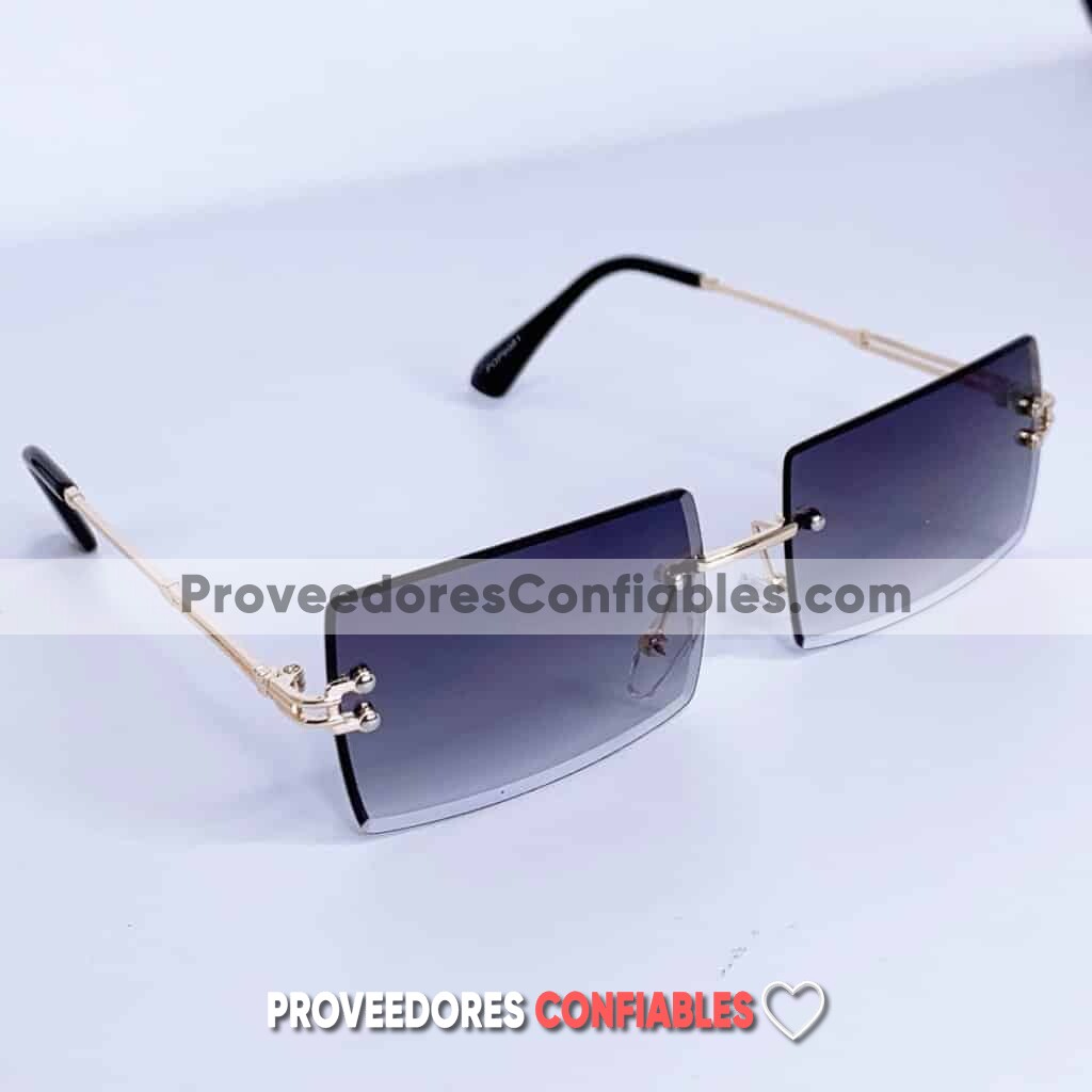 L4092 Lentes Retangular Negro Sunglasses Proveedores Directos De Fabrica 1 Jpg