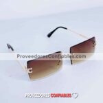 L4095 Lentes Retangular Cafe Sunglasses Proveedores Directos De Fabrica 1 Jpg