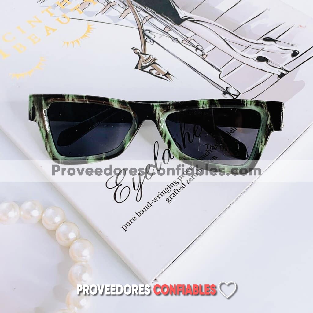 L4099 Lentes Armazon Verde Gris Sunglasses Proveedores Directos De Fabrica 2 Jpg