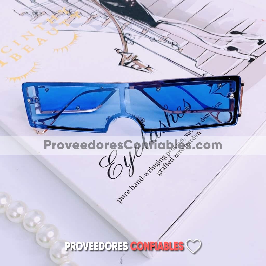 L4117 Lentes Retangular Azul Sunglasses Proveedores Directos De Fabrica 2 Jpg