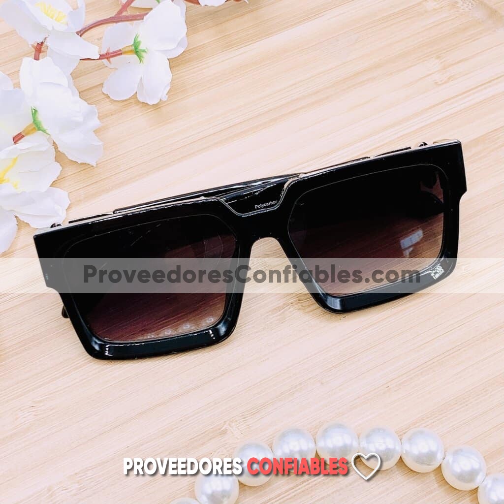 L4123 Lentes Detalle Plata Negro Sunglasses Proveedores Directos De Fabrica 2 Jpg
