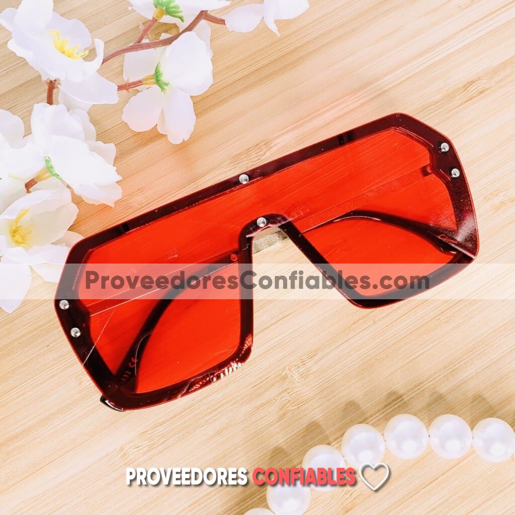 L4127 Lentes Armazon Negro Rojo Sunglasses Proveedores Directos De Fabrica 2 Jpg