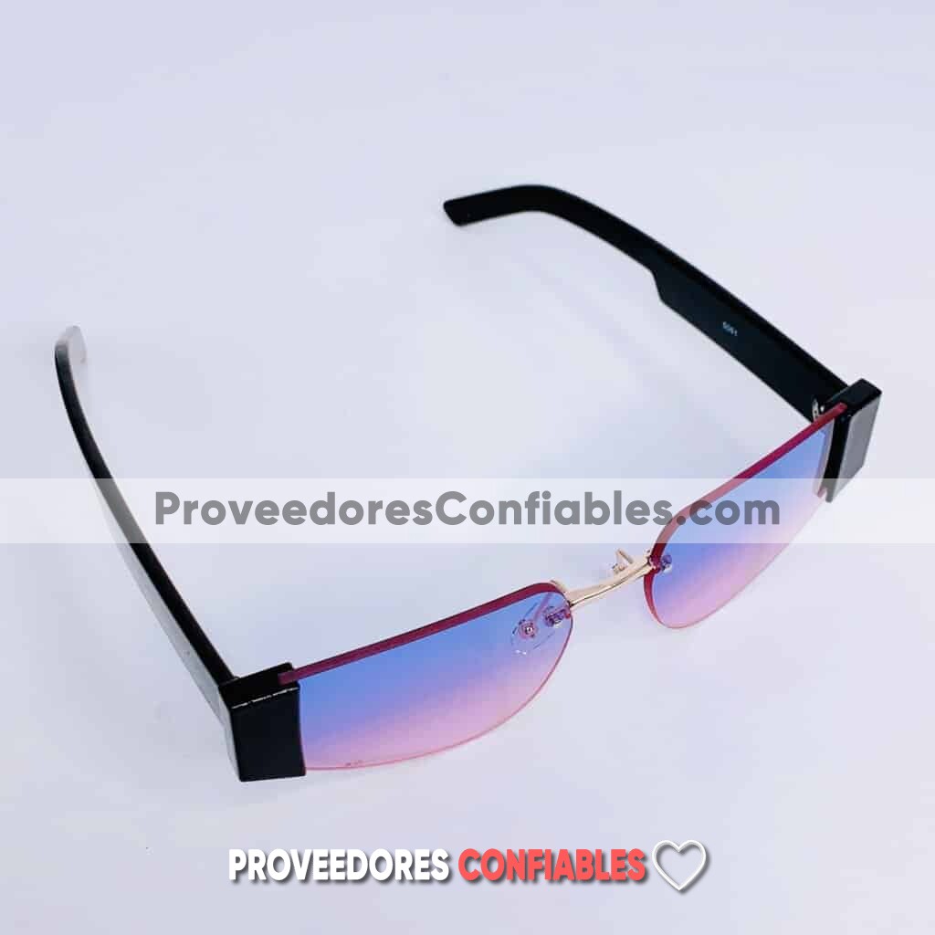 L4138 Lentes Ovalado Armazon Negro Lila Sunglasses Proveedores Directos De Fabrica 1 Jpg