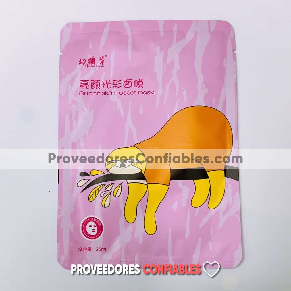 M3219 Mascarilla Para Piel Brillante Rosa Oso Peresoso Cosmeticos Por Mayoreo Jpeg