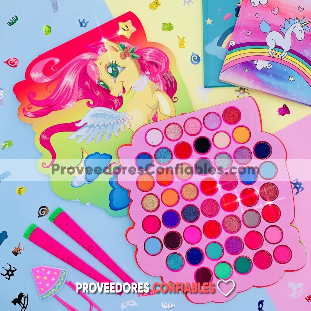 M4592 Paleta De Sombras My Litlle Pony Closer Pretty 50 Tonos Cosmeticos Por Mayoreo 1 Jpeg