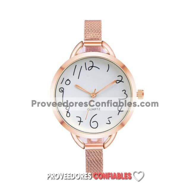 R1890 Reloj Mesh Numero Grandes Metal Reloj De Moda Al Mayoreo Jpg