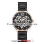 R3555 Reloj Plata Extensible Metal Caratula Gris Corazon De Flores 1 Jpg