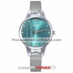 R3590 Reloj Plata Extensible Metal Mesh Caratula Azul Diamantes Ccq 1 Jpg