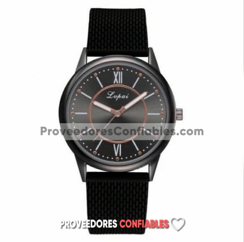 R3822 Reloj Negro Extensible Plastico Caratula Numeros Pequenos Lineas Lvpai Jpg