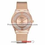 R3827 Reloj Gold Rose Extensible Plastico Caratula Doble Circulo Rosa Destellos Lvpai 1 Jpg