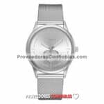 R3834 Reloj Plata Extensible Plastico Caratula Corazon Destellos Lvpai 1 Jpg