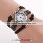 R4460 Reloj Pulsera Love Con Diamantes Piel Sintetica Reloj De Moda Al Mayoreo Jpg