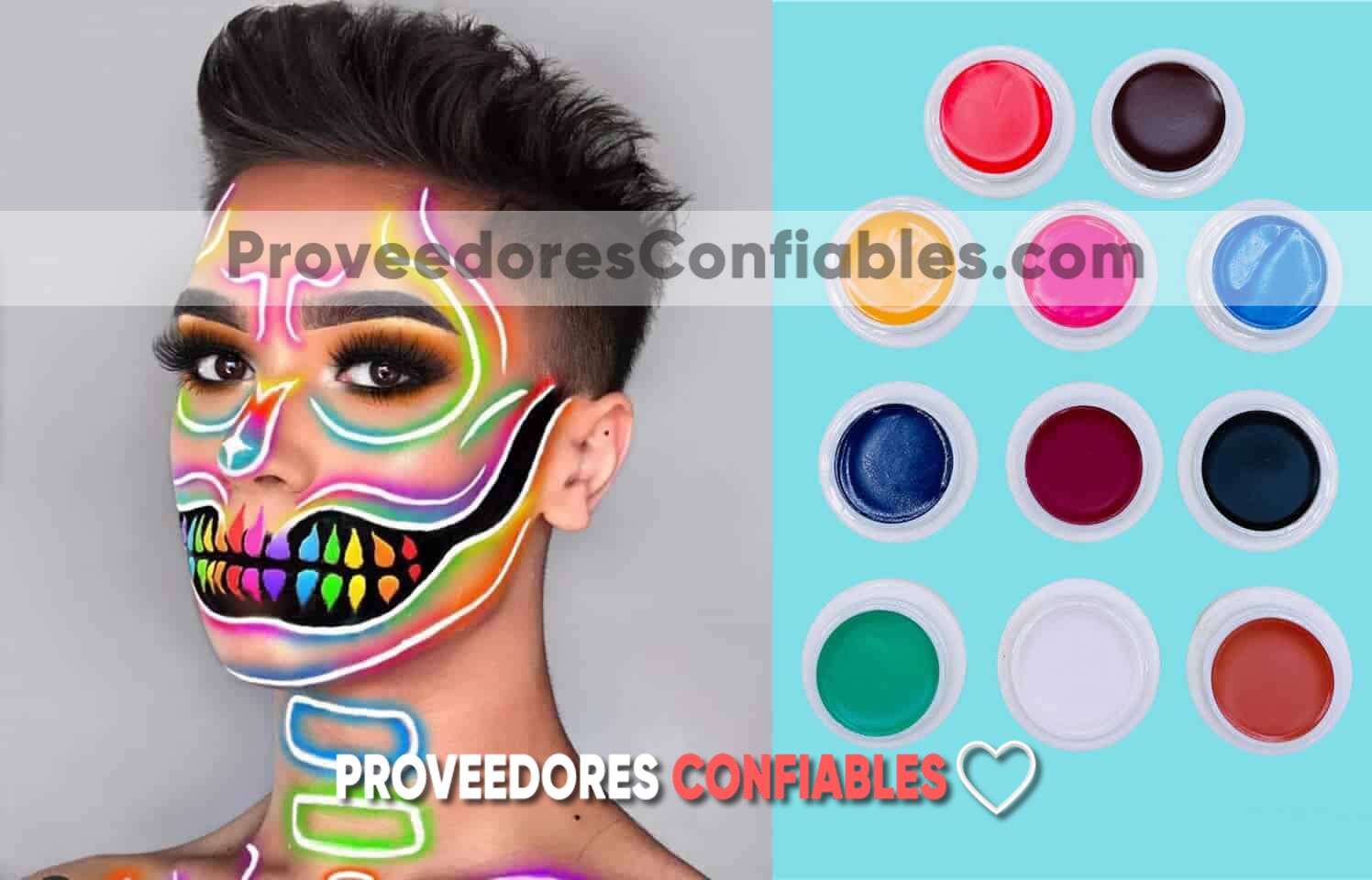 Sombras Para Ojos Rostro Maquillaje En Crema Halloween Mayoreo Proveedores Confiables M5378 1 Jpg