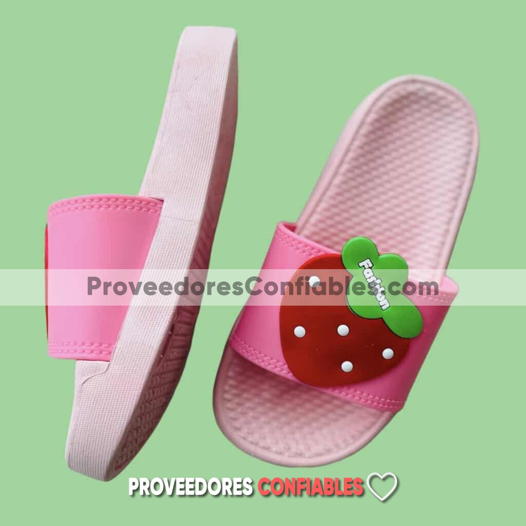 Zm00044 Sandalia De Moda Bano Casual Infantil Color Rosa Fresa Mayoreo Fabricante Calzado 2 Jpg