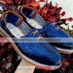 Zj00108 Huarache Artesanal Agujeta Piso Hombre Piel Azul Mayoreo Fabricante Calzado Zapatos Proveedor Sandalias Taller Maquilador Jpeg