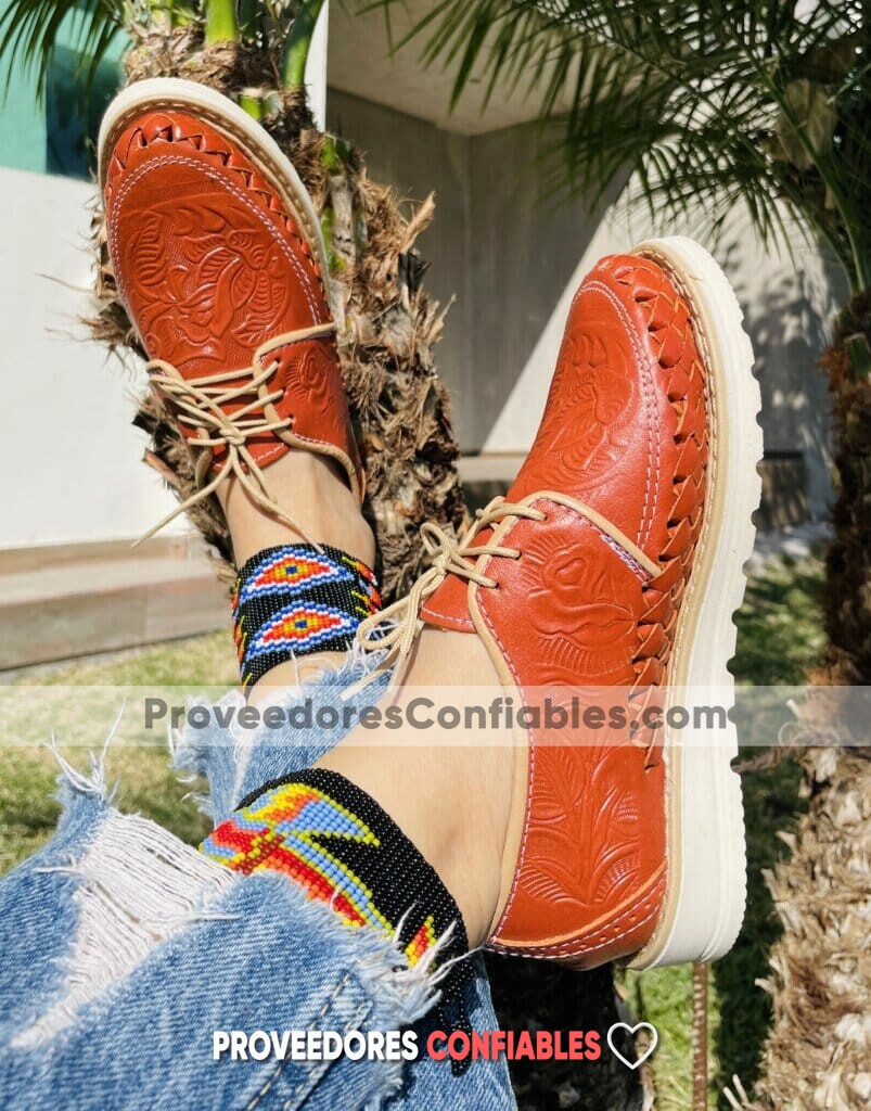 Zj00386 Huarache Artesanal Piso Mujer Mayoreo Fabricante Calzado Zapatos Proveedor Sandalias Taller 1 Jpg