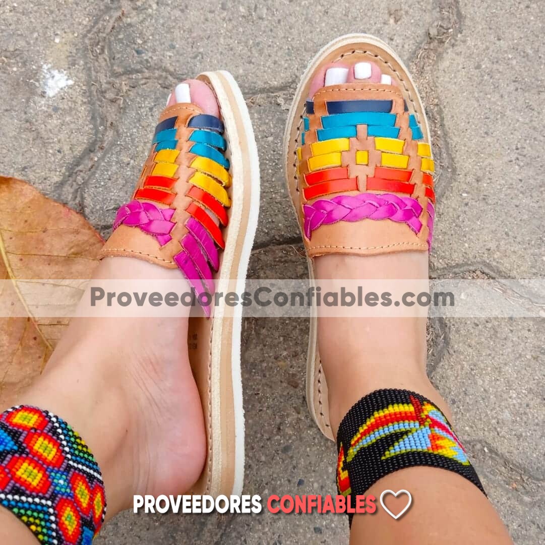 Zj00724 Huarache Artesanal Piso Mujer Mayoreo Fabricante Calzado Zapatos Proveedor Sandalias Taller Maquilador Jpeg