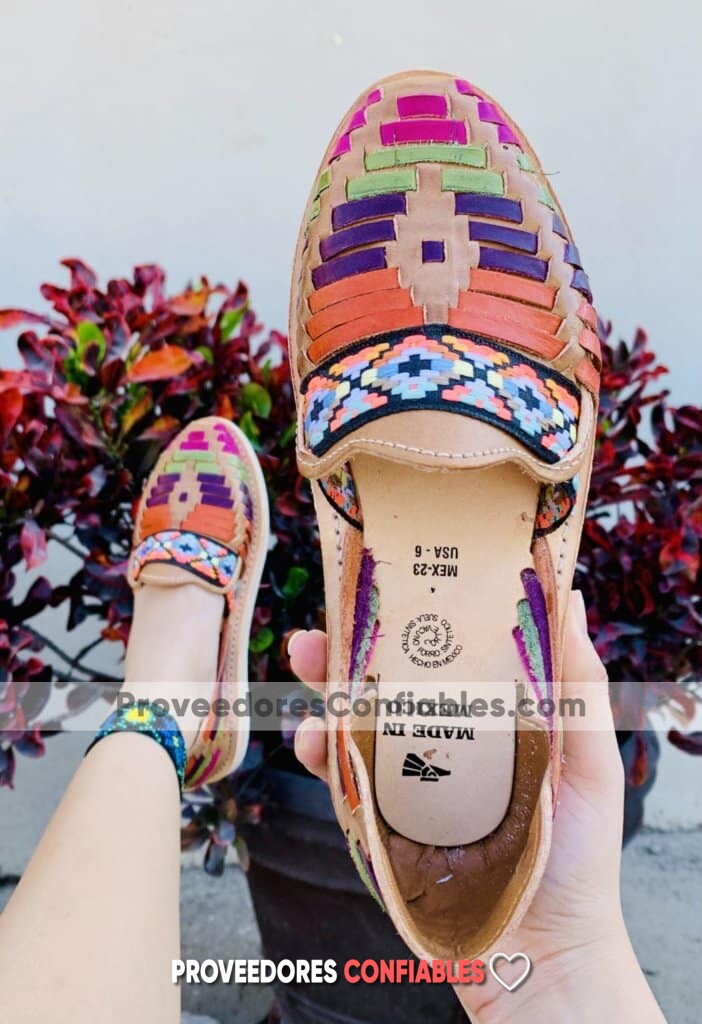 Zj00808 Huarache Artesanal Piso Mujer Mayoreo Fabricante Calzado Zapatos Proveedor Sandalias Taller Maquilador 2 Scaled Scaled 1 Jpg