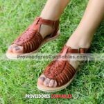 Zj00810 Huarache Artesanal Piso Mujer Mayoreo Fabricante Calzado Zapatos Proveedor Sandalias Taller Maquilador Jpg