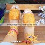 Zj00811 Huarache Artesanal Piso Mujer Mayoreo Fabricante Calzado Zapatos Proveedor Sandalias Taller Maquilador Jpg