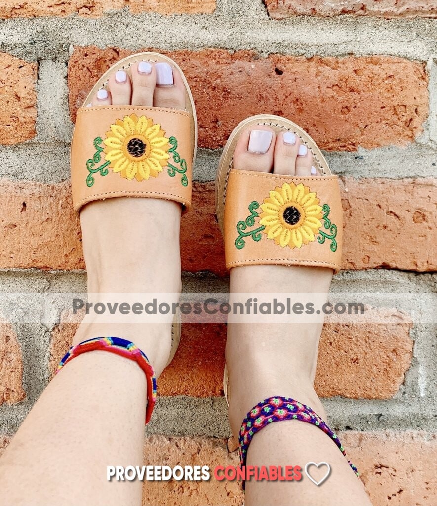 Zj00833 Huarache Artesanal Piso Mujer Mayoreo Fabricante Calzado Zapatos Proveedor Sandalias Taller Maquilador 1 Jpeg