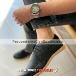 Zn00030 Huaraches Artesanales Para Hombre Negro Relieve Mayoreo Fabricante Calzado 1 Jpg