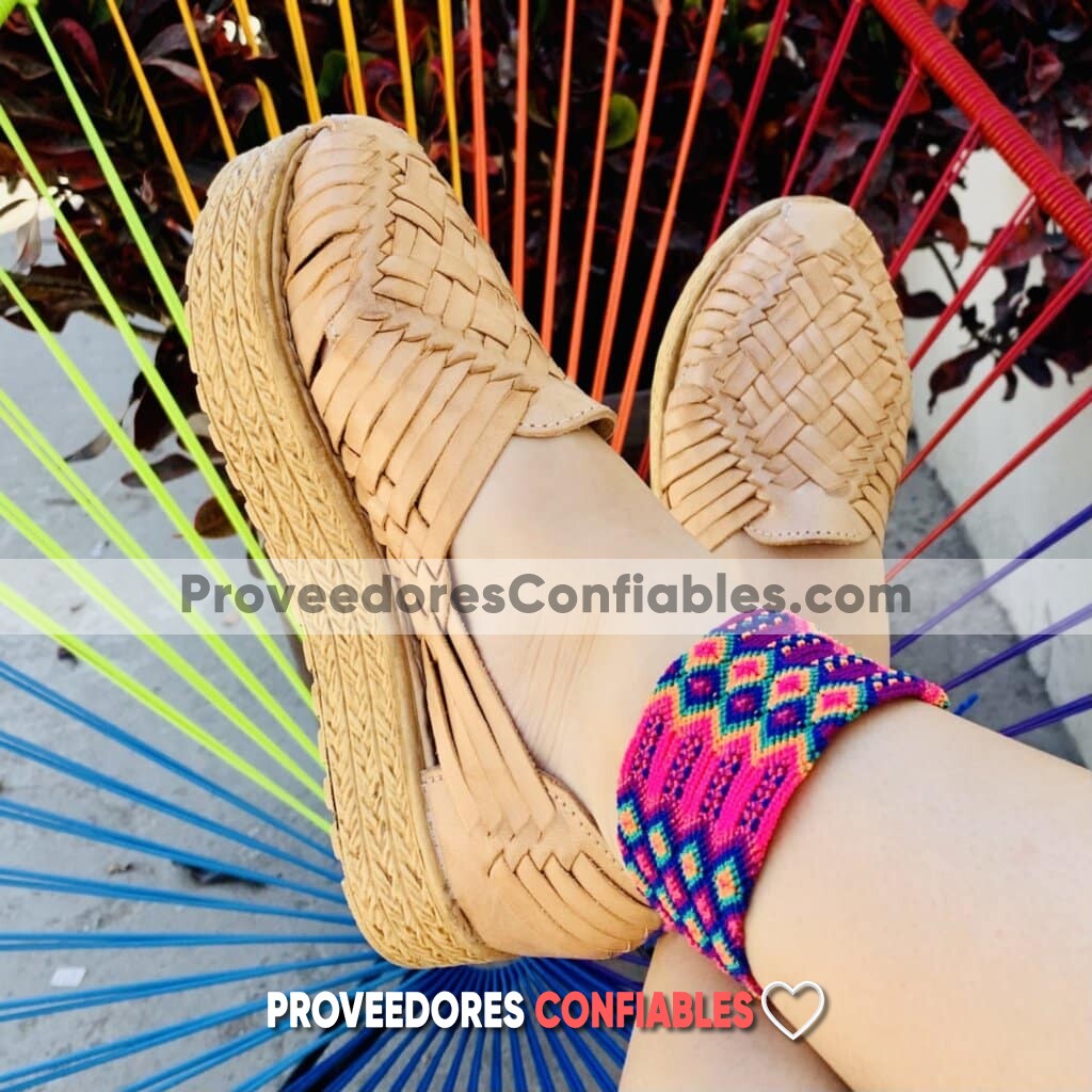Zs00348 Huarache Artesanal Mexicano Hecho Mano Piel Mujer Zapato Plataforma Calzado Mayoreo Fabrica Proveedor Maquilador Fabricante Mayorista Taller Sahuayo Michoacan 1 Scaled 1 Jpeg